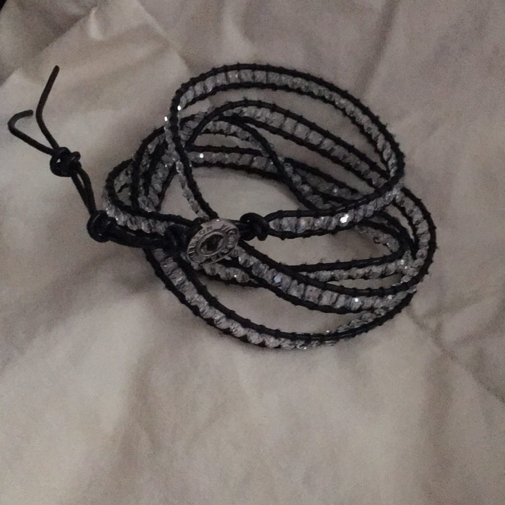 Black wrap bracelet